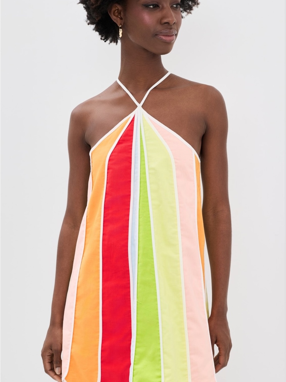 English Factory Umbrella Halter Minidress